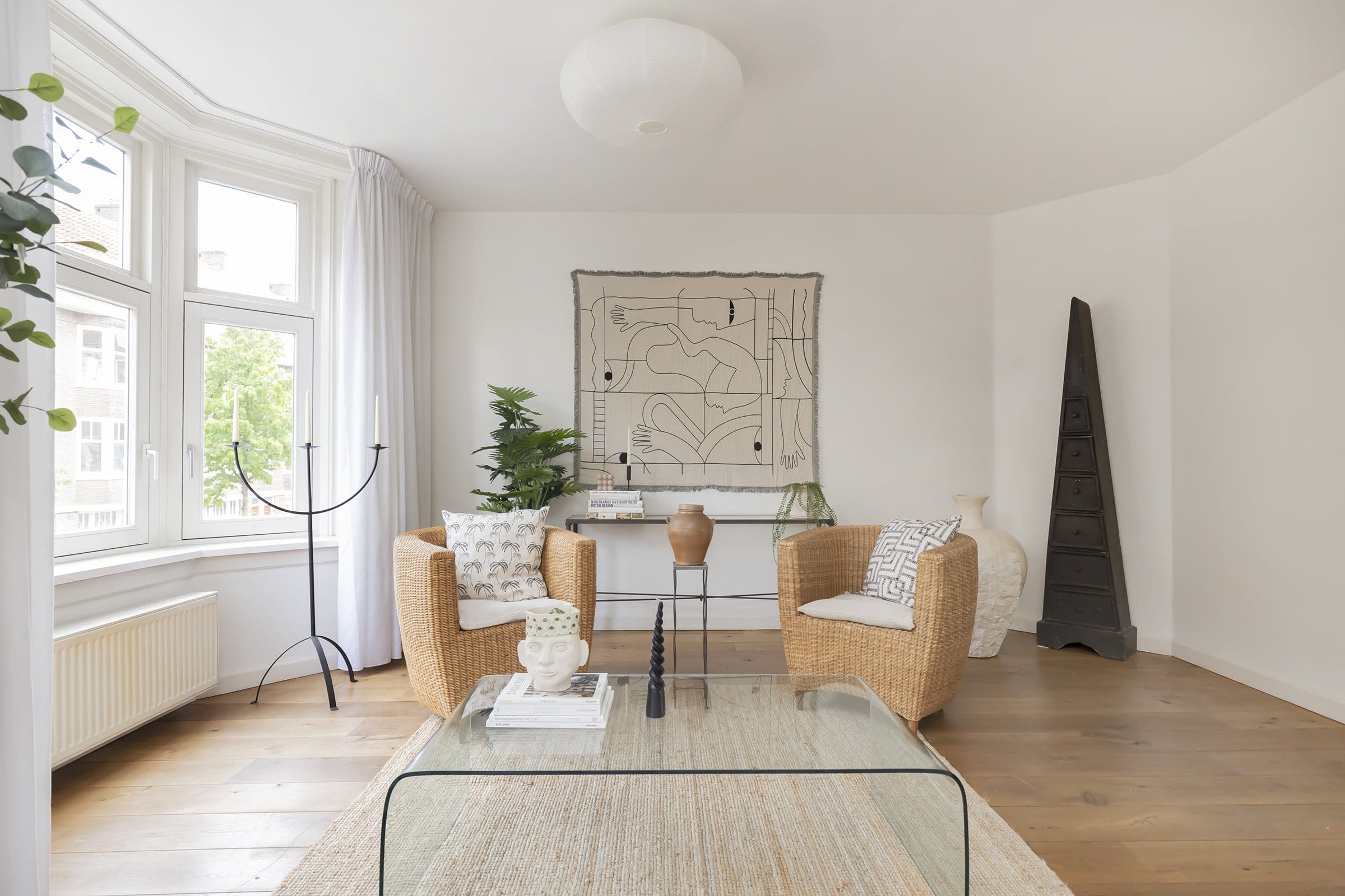 Livingroom natural styling Amsterdam
